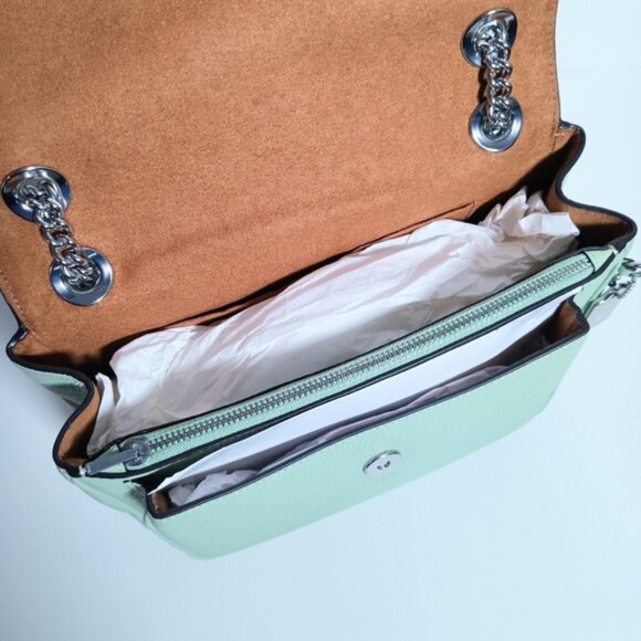 Coach Klare Chain Crossbody Shoulder bag 25 in Pale Pistachio - Picture 6 of 6